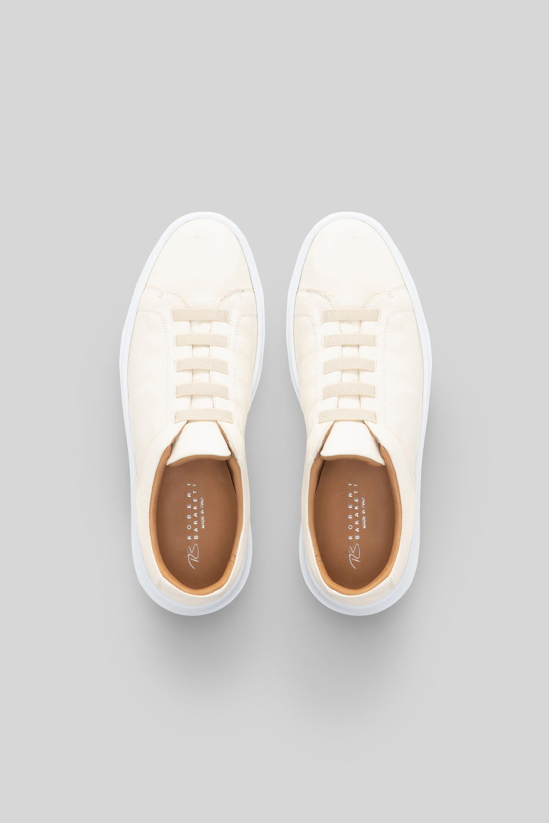 Robert Barakett Williams Stretch Lace Leather Sneaker