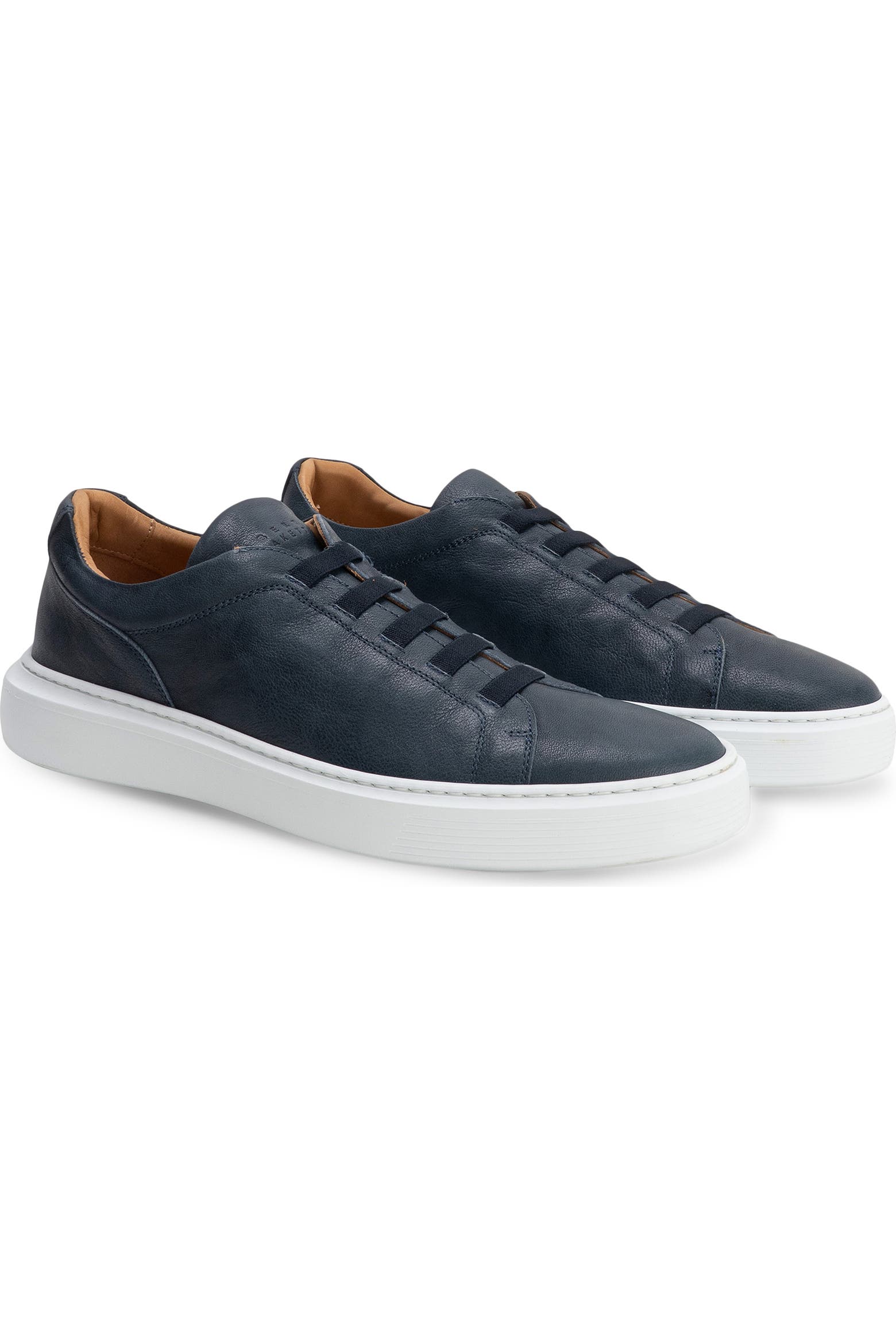 Robert Barakett Williams Stretch Lace Leather Sneaker
