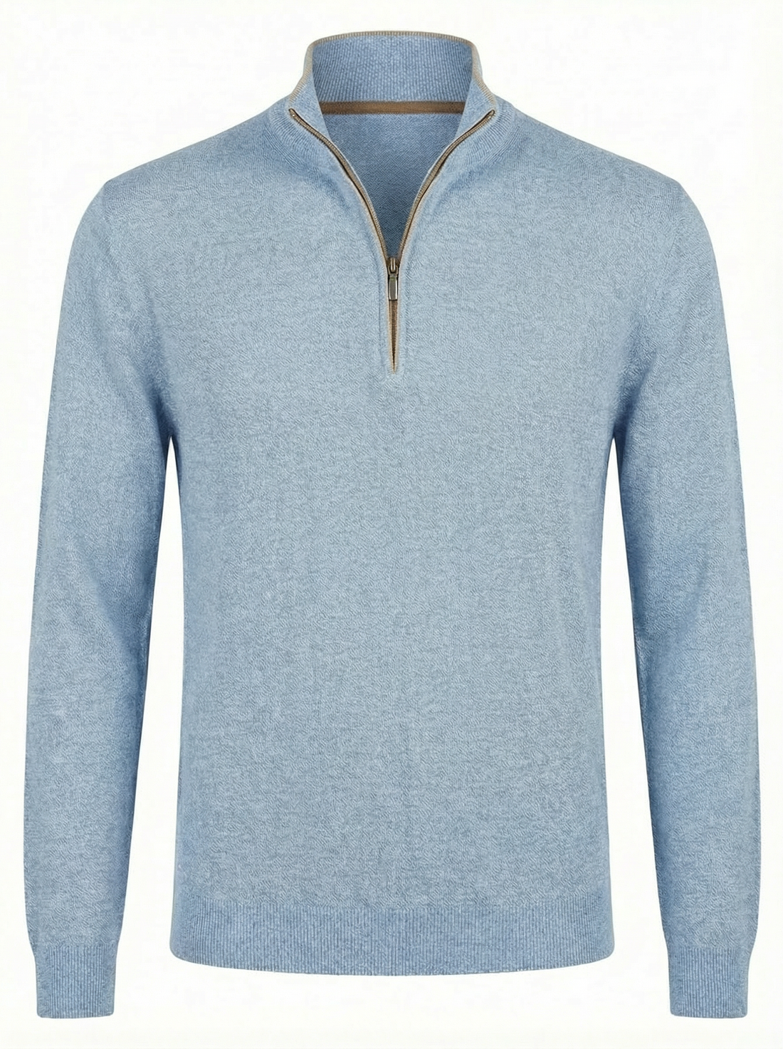 Codice Quarter-Zip Long Sleeve Cotton Sweater